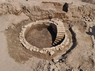 The nilometer - courtesy of Egypt's Supreme Council of Antiquites (SCA)